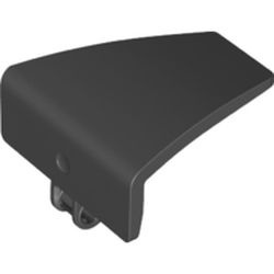 80271-11 Paneel gebogen #70 toelopend 5x4x3 zwart NIEUW *0L0000
