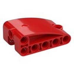 80285-5 Technic, paneel gebogen 2x5x3 dubbel L-vorm rood NIEUW *4T079