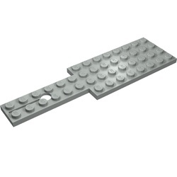 804-9G Bodemplaat 4x14 voor stuurmechanisme lichtgrijs (klassiek) gebruikt *