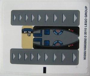 8095stk01 STICKER 8095 STAR WARS Grievous' Starfighter NIEUW *0S0000