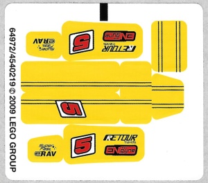 8122stk01 STICKER 8122 Desert Viper NIEUW *0S0000