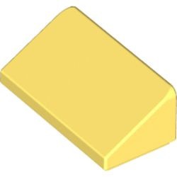 85984-103 Dakpan klein 30 graden 2x1x 2/3 (2 nop breed) geel, lichthelder NIEUW *1B192