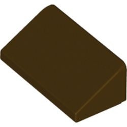 85984-120 Dakpan klein 30 graden 2x1x 2/3 (2 nop breed) bruin, donker NIEUW *1B192