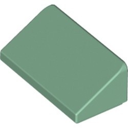 85984-48 Dakpan klein 30 graden 2x1x 2/3 (2 nop breed) groen, zandkleurig NIEUW *1B192
