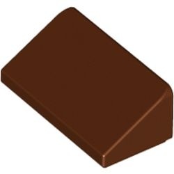 85984-88 Dakpan klein 30 graden 2x1x 2/3 (2 nop breed) bruin, roodachtig NIEUW *1B192