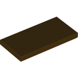 87079-120 Tegel 2x4 bruin, donker NIEUW *1B137