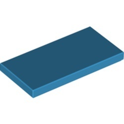 87079-153 Tegel 2x4 blauw, donkerazuur NIEUW *1B137