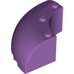 87559-157 Steen, dik kwartrond 6x6x2 lavender, midden NIEUW *