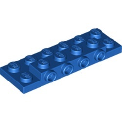 87609-7 Plaat 2x6x 2/3 4 noppen zijkant blauw NIEUW *1L0000