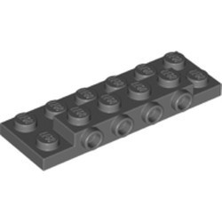 87609-85 Plaat 2x6x 2/3 4 noppen zijkant grijs, donker (blauwachtig) NIEUW *1L0000