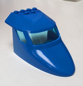 87613-7G Cockpit 6x10x4 bovenzijde (PAKKETZENDING) blauw gebruikt *