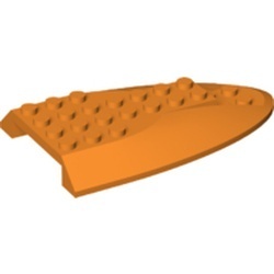 87615-4 Vliegtuig top 6x10 oranje NIEUW *