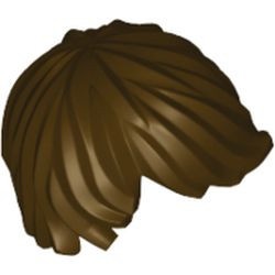 87991-120 Haren- man gekruld met zijstuk bruin, donker NIEUW *0L0000
