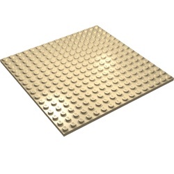 91405-2G Platte plaat 16x16 crème gebruikt *5K0000