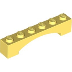 92950-103 Steen, boog 1x6x1 hoog VERHOOGDE BOOG geel, lichthelder NIEUW *1B387