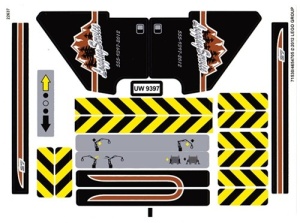 9397stk01 STICKER 9398 4x4 crawler NIEUW *0S0000