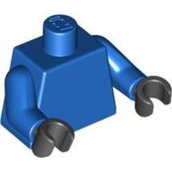973c006-7 Blauw torso, blauwe armen, zwarte handen blauw NIEUW *0B0000
