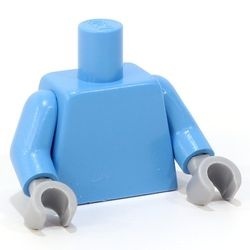 973c033-42 Middenblauw torso, middenblauwe armen, lichtblauwgrijze handen blauw, midden NIEUW *0B0000
