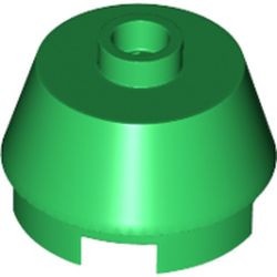 98100-6 Kegel toelopend 2x2 groen NIEUW *1B087