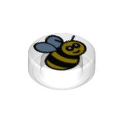 98138pb186-12 Tegel 1x1 rond met bij transparant NIEUW *0L0000