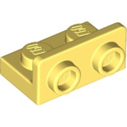 99780-103 Verbindingsplaat 1x2- 1x2 OMGEKEERD geel, lichthelder NIEUW *1B259