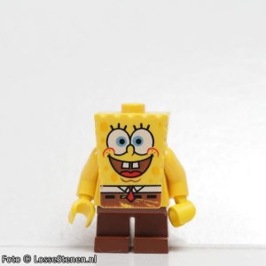 bob001G SpongeBob - Basic "I am ready" look gebruikt *0M0000