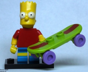colsim-2 Bart Simpson met skateboard em standaard NIEUW *0M0000 - Img 2