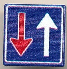 CUSE8190 Tegel MET CLIP Eénrichtingsweg, inrijden toegestaan *0A000
