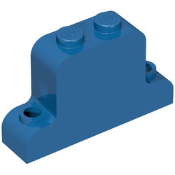fabaj1-7G FABULAND Steen, klokvorm blauw gebruikt *