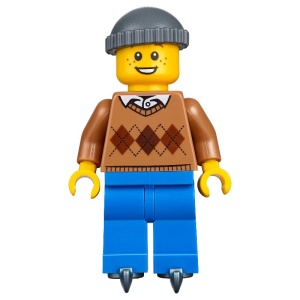 hol118 Jongen op schaatsen NIEUW *0M0000