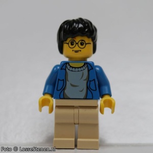 hp004G Harry Potter, blauw Open Shirt Torso, Tan benen gebruikt *0M0000 - Img 1
