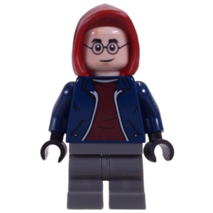 hp458 HP Harry Potter - Donkerblauwe jas, donkerrood shirt, donkerrode capuchon NIEUW *0M0000