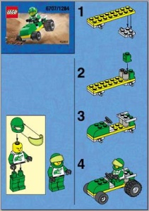 INS6707-G 6707 BOUWBESCHRIJVING Green Buggy gebruikt *LOC RB