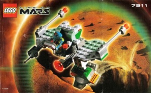 INS7311-G 7311 BOUWBESCHRIJVING- Life on Mars: Red Planet Cruiser gebruikt *