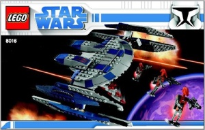 INS8016-G 8016 BOUWBESCHRIJVING- Hyena Droid Bomber gebruikt *LOC RBSW