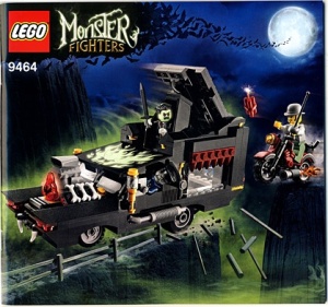 INS9464-Gb 9464 BOUWBESCHRIJVING- The Vampyre Hearse MET GAATJES gebruikt *