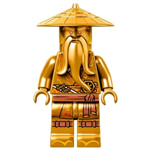 njo658 Ninjago: Wu Sensei- Legacy, Pearl Gold Robe NIEUW *0M0000