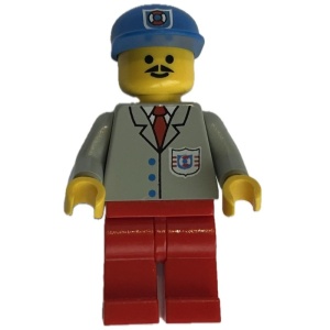 res003G Rescue Coast Guard 2 - rode benen, blauwe cap met logo gebruikt *0M0000