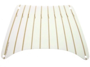 sailbb47-1 Zeil 28x18 donkercreme stiksels grijs, zeer licht (blauwachtig) NIEUW *5D000