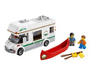 Set 60057-G Camper Van, zonder doos (99% compleet) gebruikt *