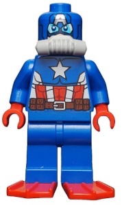 sh0214 Scuba Captain America NIEUW *0M0000