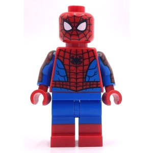 sh0708 Superheroes- Spider Man printed blue arms, red boots NIEUW *0M0000 - Img 2