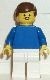 soc015G Voetballer blauw/witte Team Player 1 gebruikt *0M0000