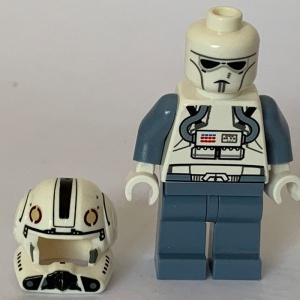 sw0281 Star Wars:Clone Piloot open helm wit hoofd NIEUW *0M0000 - Img 1