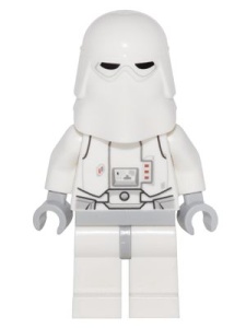 sw0764 Star Wars: Snowtrooper, Lichtgrijsblauwe heupen en handen, backpack NIEUW *0M0000