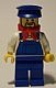 trn228G Machinist, blauwe platte pet, V-hals overall, gebruikt *0M0000