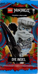 VZ NIN06 Verzamelkaarten: Ninjago Serie 6 DIE INSEL, pakje van 5 kaarten. NIEUW *