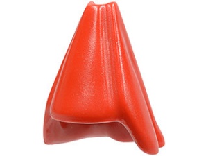x107-5G Punthoed (hele hoed punt) rood gebruikt *0L0000