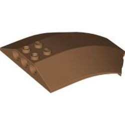 x224-150 Cockpit ruit 8x6x2 gebogen caramel, midden NIEUW *