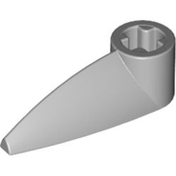 x346-86 Deurknop/Tand 1x3 met asgat grijs, licht (blauwachtig) NIEUW *1B059